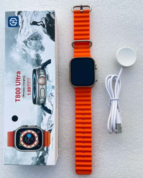 T800 Ultra Smart Watch with Wireless Charger